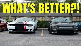 Which Hellcat Is Better? Dodge Challenger vs Dodge Charger