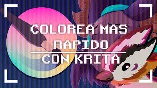 ¿Cómo colorear más rápido? [Tutorial]  Krita: Colorize mask.