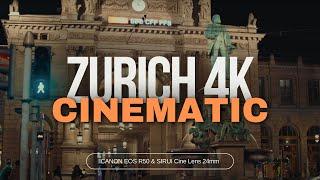 Zürich 4K December - Canon EOS R50 Cinematic