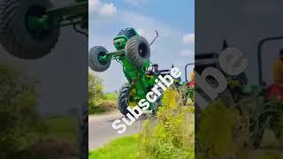 tractor stunt #sho video Tech Sanjay#shortvideo#tractor #youtubeshorts #marwadi 