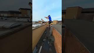 How did we film this?   Watch the full new video out now!  #parkour