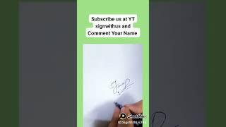 #Jawad Comment Your Name and join us for more signature Art.  #signwithus