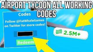 ROBLOX | Airport Tycoon LATEST WORKING CODES!