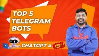 Top 5 Best Telegram Bots (2024) | @technovedant