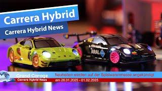 CARRERA Hybrid: Neuheiten auf der Spielwarenmesse Nürnberg am 28. Januar 2025!