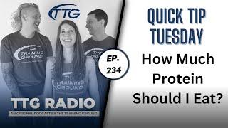 How Much Protein Should I Eat? (Quick Tip Tuesday w/Nutrition Coach Clay Foster) (Ep.234)