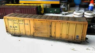 How to Realistically Weather an HO Scale Boxcar