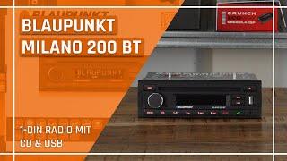 Einfaches Autoradio mit Bluetooth und USB - Blaupunkt Milano 200BT - schlicht und funktionell