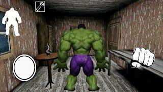 Escaping as Hulk in Granny's Old House | Door Escape | Outwitt Mod