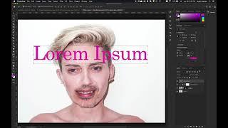 Photoshop 2021 : Tutorial 5 : Text Layers