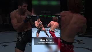 что это было?!  Шара Буллет | Одноглазый Воин | UFC 308 #спорт #ufc #shorts