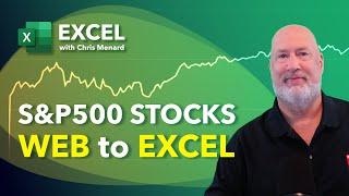 Excel: S&P500 Data From Web using Get and Transform and Stock Data Type