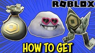 How To Get HEART SHADES BOBUX CLOUD, ORIGAMI ROBUX CROWN & COIN SACK on Roblox