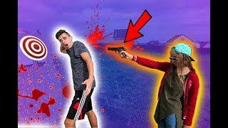 CRAZY RUSSIANS AIRGUN VS HUMAN *GONE WRONG*