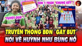 Báo BĐN “GÃY BÚT” Nói Về Huỳnh Như Liên Tiếp BÙNG NỔ Giúp Lank FC Tiến Vào “CHUNG KẾT” Quá Ngoạn Mục