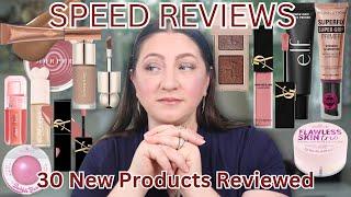 SPEED REVIEWS: THE SKINNY ON 30 NEW MAKEUP PRODUCTS TESTED