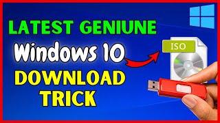 (SECRET METHOD) - How To Download Windows 10 ISO File For Free From Microsoft Website