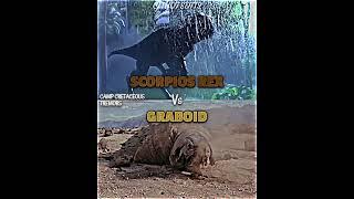 Scorpios Rex vs Graboid #tremor #tremors #campcretaceous #vsbattle #vsedit #wisedit #wis #debate