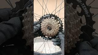 Shimano 7speed mega range freewheel installation #shorts #shimano