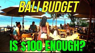 SANUR BUDGET - IS $100 ENOUGH For a Couple? BALI HOLIDAY SPENDING.