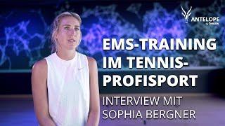 EMS training in professional tennis - Interview with Sophia Bergner