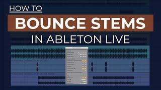 How to Export Stems in Ableton Live 10 in 2020 [Tutorial]