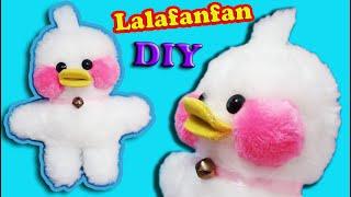 Как сшить уточку Лалафанфан игрушка своими руками / DIY how to sew a lalafanfan duck