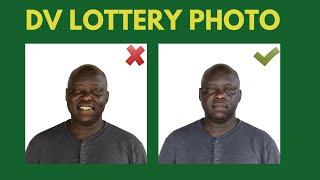 DV Lottery Photo Requirements | Avoid these MISTAKES in your GREEN CARD PHOTOS