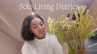 solo living diaries | starting the winter season with the flu+my every day makeup look+new furniture