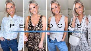 PEACOCKS NEW ARRIVALS SPRING SUMMER FASHION HAUL TRENDING FASHION DENIM PALAZZO JEANS LEOPARD UK