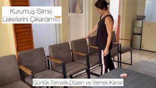 Kurumuş Slime Lekeleri Çıktı⭐️Senelerce ÇıkaramamıştımPazar Alışverişi,Boya İşleri ve Rutinler