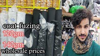 coat fuzing 90gm 100gm 120gm all pasting wholesale prices #jaffrabad tailoring matiral