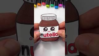 DIY Nutella Surprise Box with Paper | Paper Craft Ideas #shorts #papercraft