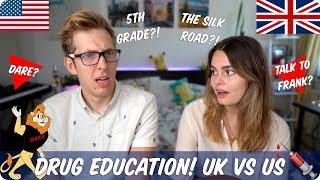 Drug Education! | British VS American | Evan Edinger & Lucy Moon