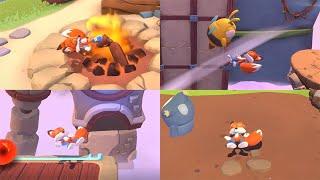 Super Lucky's Tale - All Lucky Death Animations