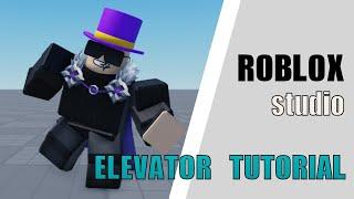 Roblox Studio Elevator Tutorial. How to use the click detector function.