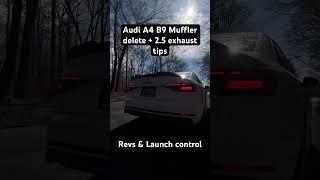 Audi A4 B9 Muffler delete #2018audi #automobile #a4