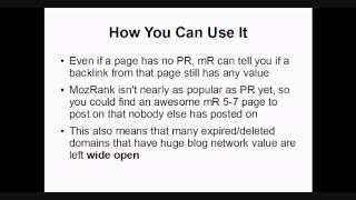 What is MozRank?