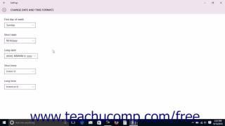 Windows 10 Tutorial Date and Time Settings Microsoft Training