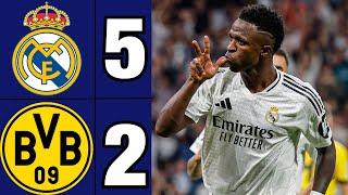 Real Madrid vs Borussia Dortmund (5-2)| All Goals & Extended Highlights | UEFA Champions League 2024