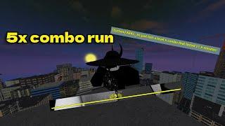 Roblox Parkour | 5x combo run (grappler / adrenaline)