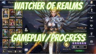 Watcher of Realms - Gameplay and progress