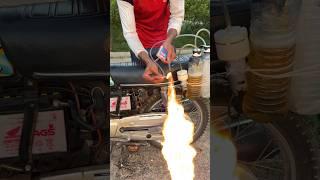 Starting Bike With Water + Fuel #bike #Experiment #pakbikerepairing