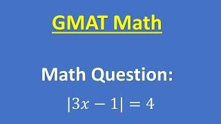 GMAT Math