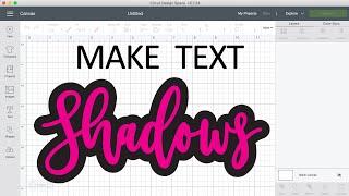 HOW TO ADD SHADOWS AROUND TEXT IN CRICUT DESIGN SPACE | Cricut Design Space Tutorials for Beginners