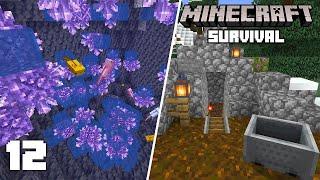 Minecraft: The EASIEST & BEST Amethyst Farm! - 1.18 Survival Let's play | Ep 12