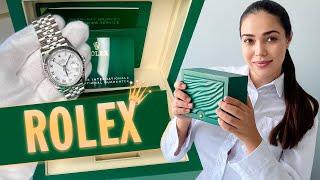 Оригинальные часы Rolex Datejust Распаковка Обзор Цены МАША ЗНАЕТ