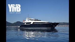 Amazing 34 m MOTOR YACHT interior walk through