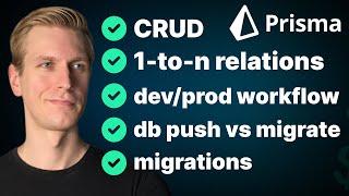 Prisma in Next.js - My Fav Way to Work with Databases (CRUD, Dev/Prod Workflow, Relations, Indexes)