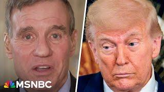 ‘Foreign policy by tweet is insane’: Sen Warner blasts Trump posting about Iran
